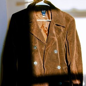 Vintage GAP Corduroy Long Coat Brown